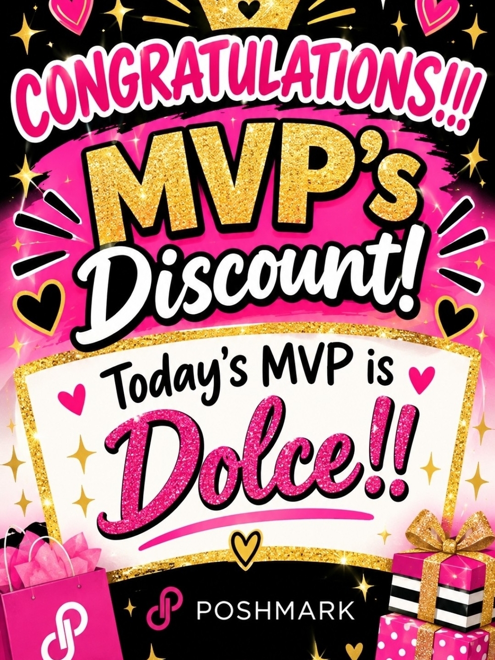 $10.00 Poshmark MVP's Discount